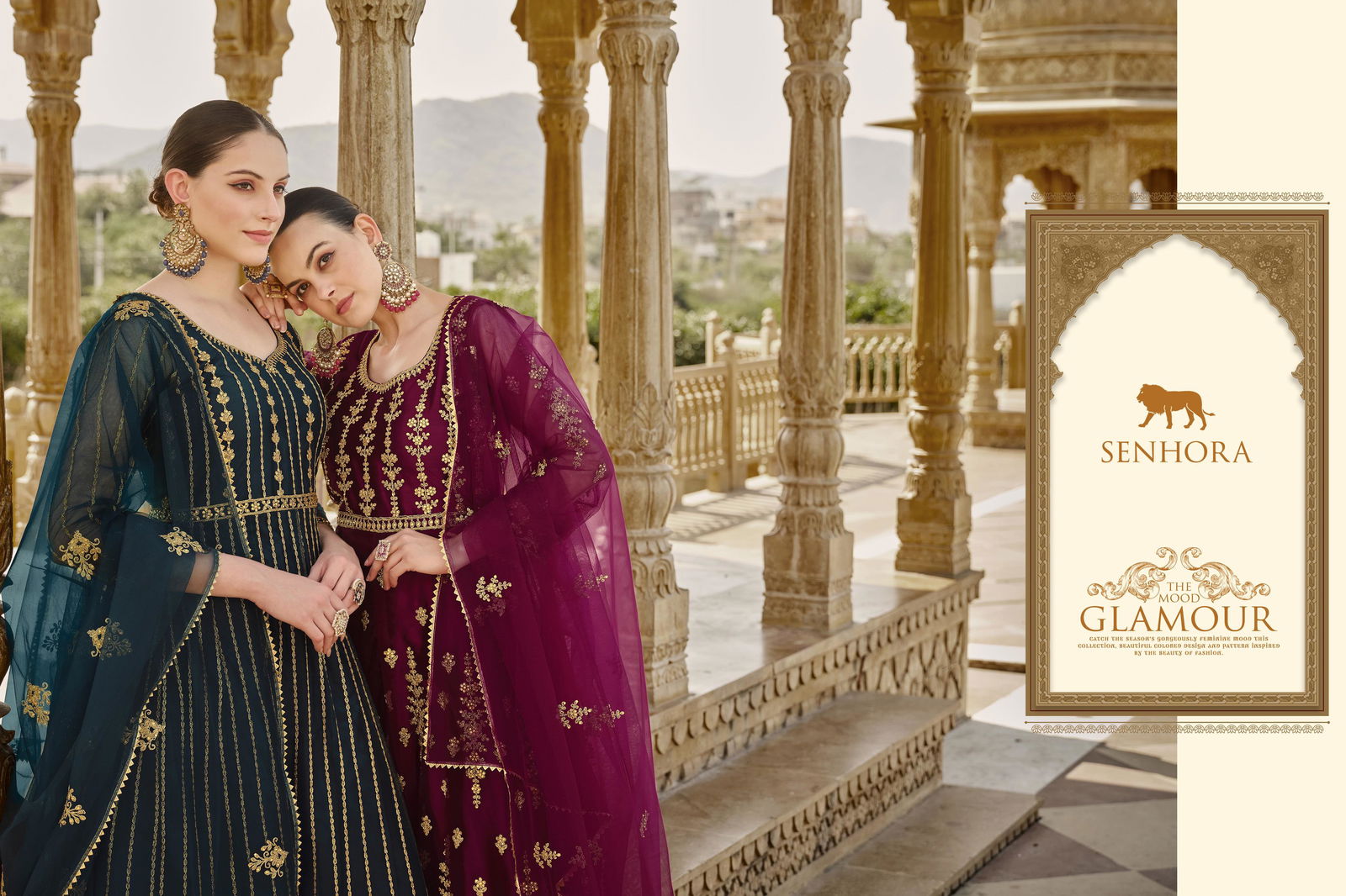 Nirjala By Senhora Butterfly Net Anarkali Wedding Salwar Suits Wholesale Suppliers In Mumbai